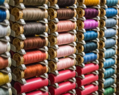 assorted color thread lot
